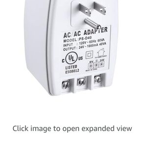 24Volt transformer 40VA AC transformer plug in with PTC fuse  (12)